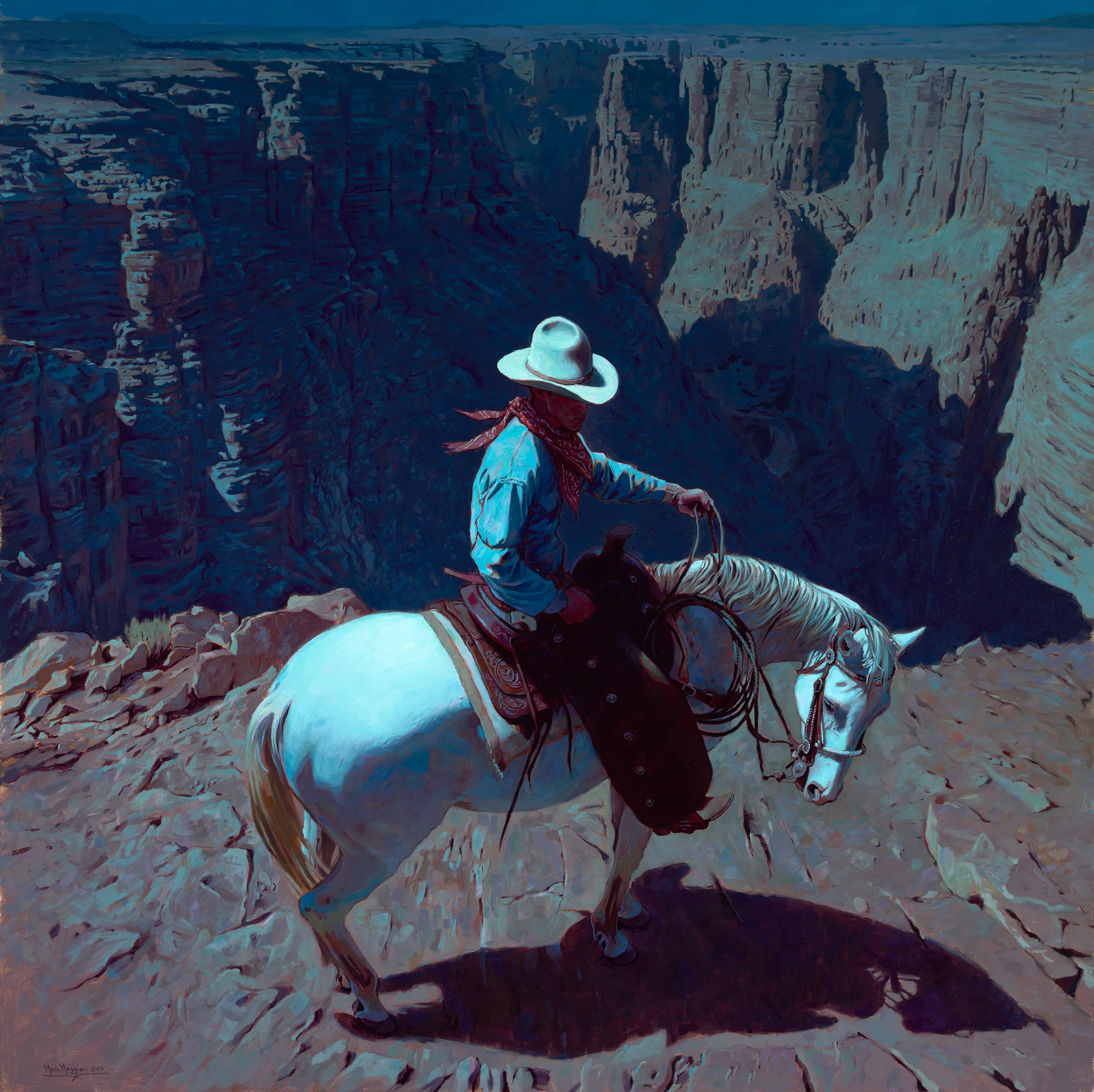 La noche cae sobre el pequeño Colorado